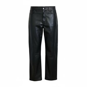Aritzia Wilfred The Melina Pant In Black Faux Leather Size‎ 12